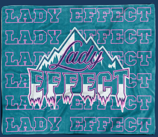 Lady Effect Oversized Fleece Blanket β 60" Γ 70" | Limited Edition ETA Oct 8 (-ish)