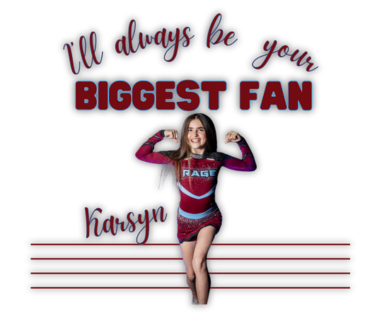 Biggest Fan Custom Athlete Tee
