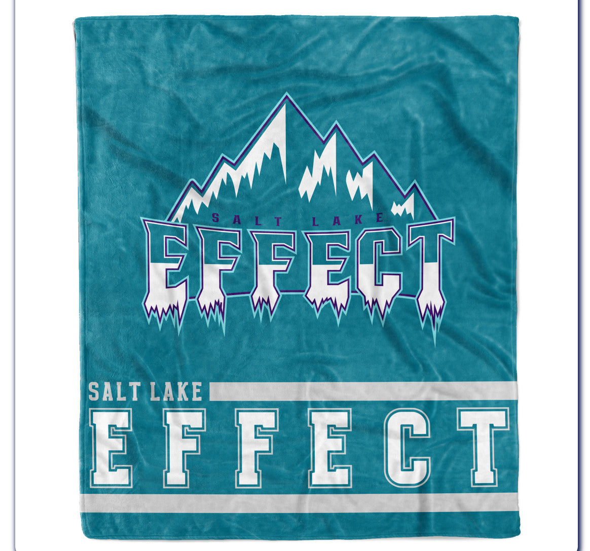 Salt Lake Effect Fleece Throw Blanket (60” × 70”) ETA Oct 8