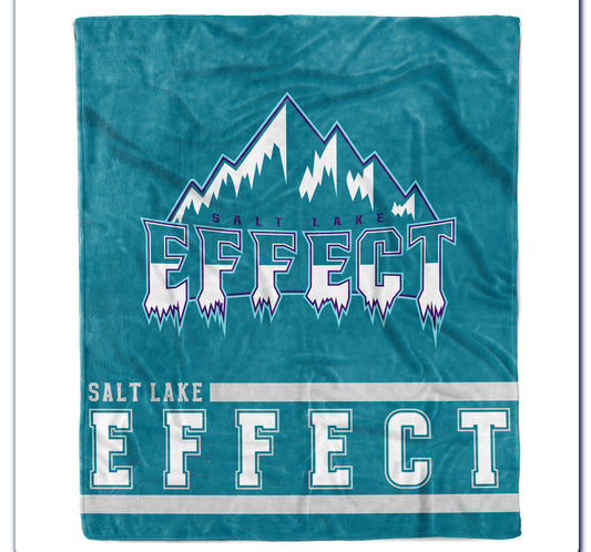 Salt Lake Effect Fleece Throw Blanket (60” × 70”) ETA Oct 8