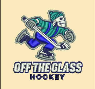 Off The Glass Hockey Embroider