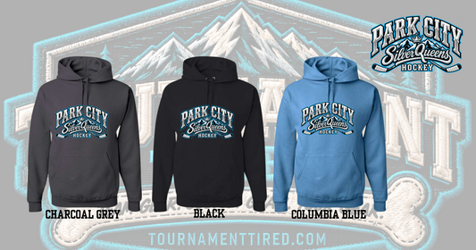 Silver Queens Collegiate hoodie colors and design